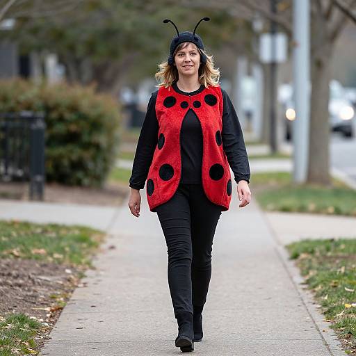 Adult Woman in Ladybird Costume