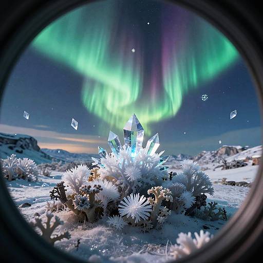 Shamanic Auroral Tundra Micro-Island Garden