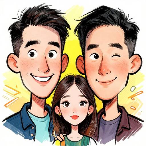 Comic Book Style Caricatures