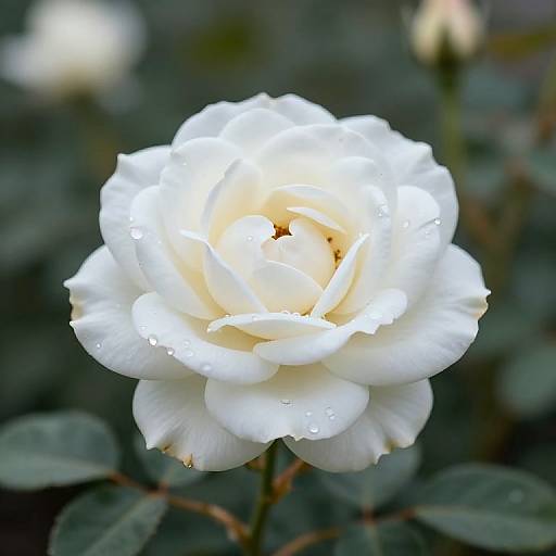 Hairy Artistic White Rose Photography