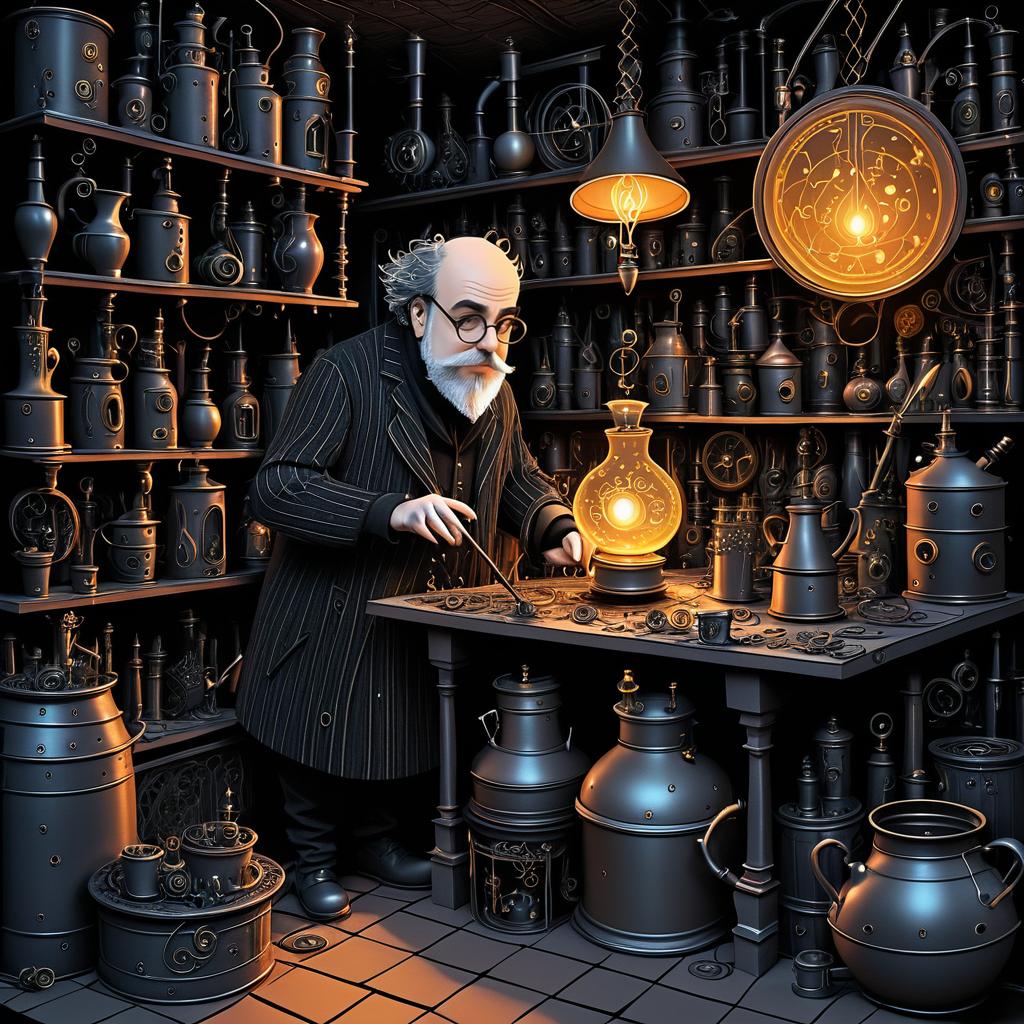 Peculiar Alchemist's Whimsical Workshop