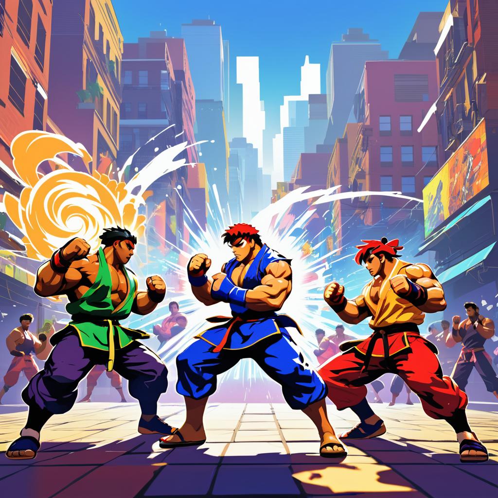 Dynamic Street Fighter Tournament Splash Art