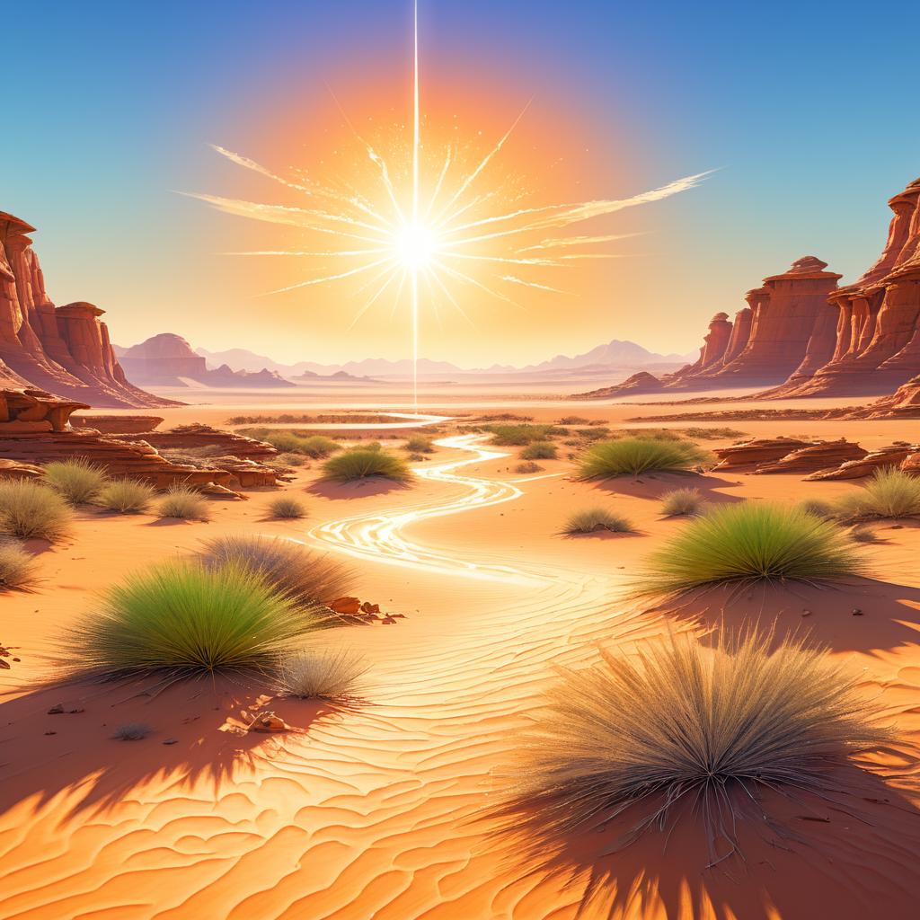 Survival in a Blazing Desert Oasis