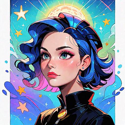 Cosmic Love with a Black Cat