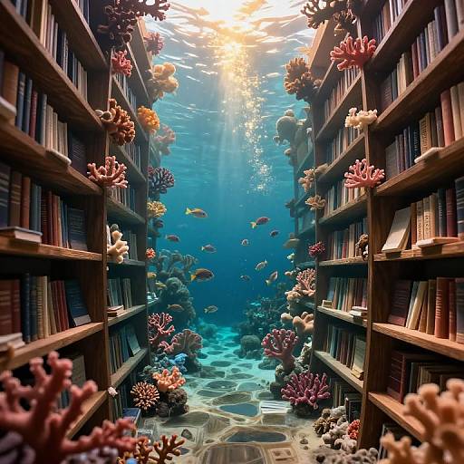 Enchanted Undersea Coral Library