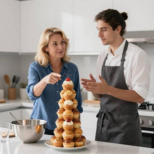 Home Baker and Cook Examine Pastry