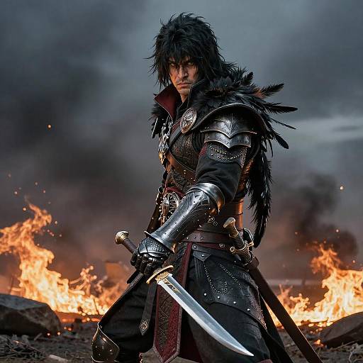 Raven Berserker Assassin Cosplay Shoreline