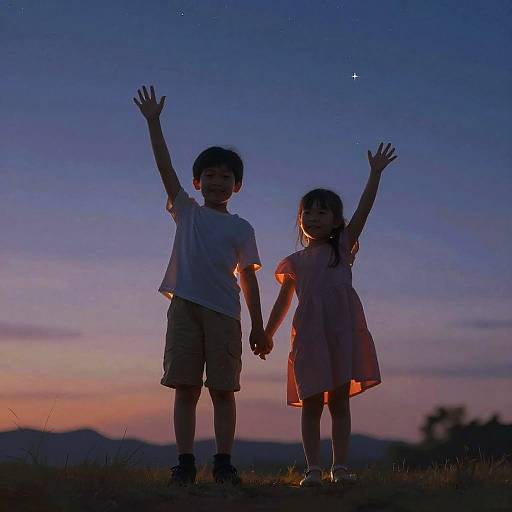 Dreamy Prechildren Kids Waving