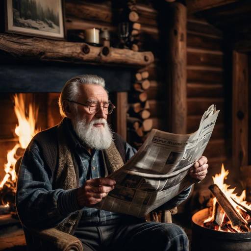 Cozy Cabin Life with an Elderly Reader