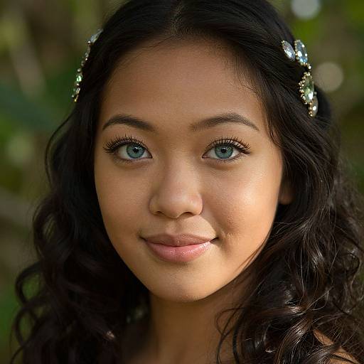 Hyper-Realistic Portrait of Micronesian Woman