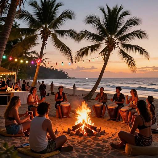 Reggae Beach Party at Sunset