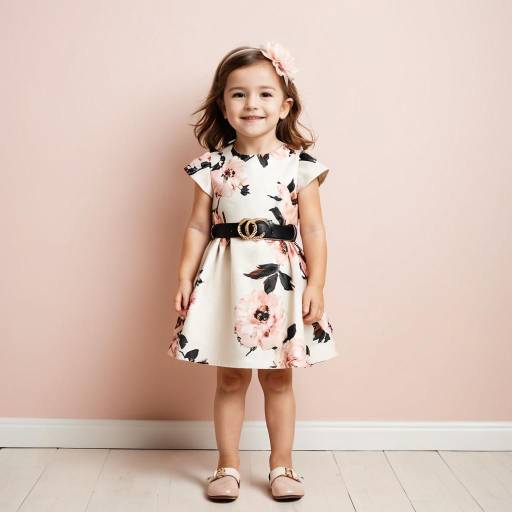 Chic Toddler in Floral Shift Dress