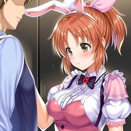 Illustration of Abe nana, idolmaster in the style of Aldehyde