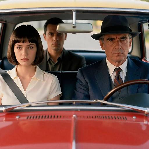 Classic Car Movie Poster Design Concept