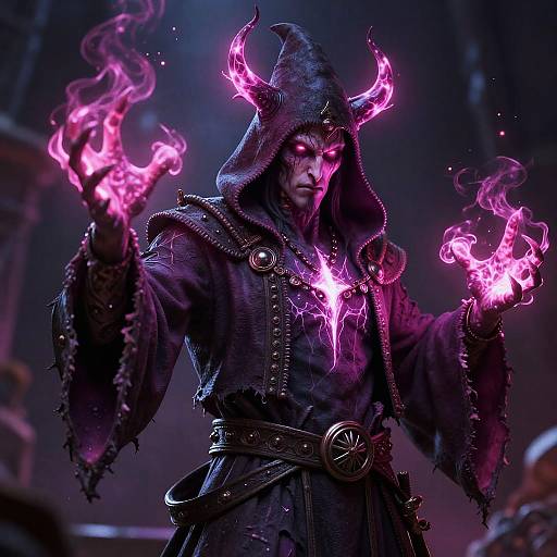 Necromancer Radiating Necrotic Energy