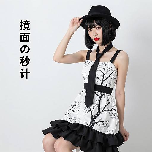 Elegant Portrait of an Asian Woman