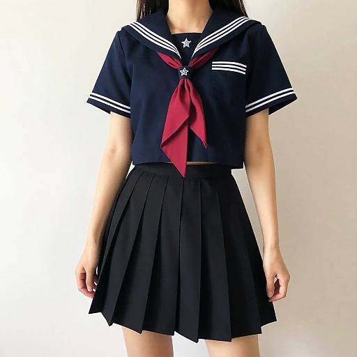 Modern Twist on Japanese Schoolgirl Fashion