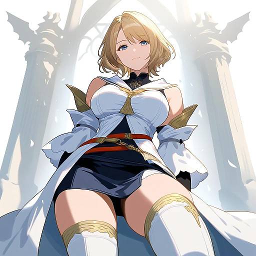 Illustration of Ashelia b'nargin dalmasca, final fantasy in the style of Lunch (shin new)