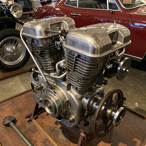 Vintage Ottoman Engine in Retro Museum