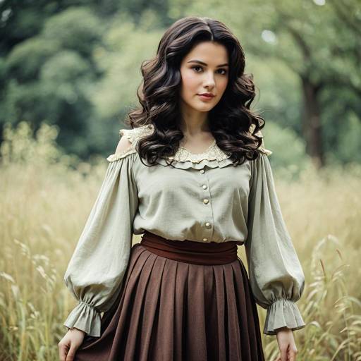 Elegant Ana Cosplay with Vintage Flare