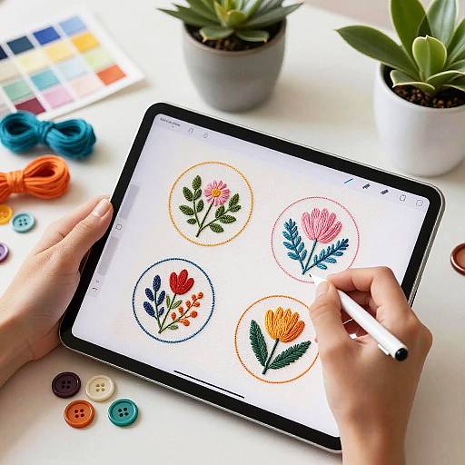 Digital Embroidery Design Creation