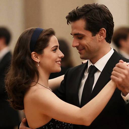 Intimate Dance of a Couple