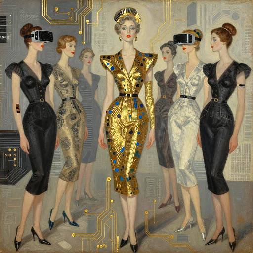 Futuristic Vintage Haute Couture Matriarch