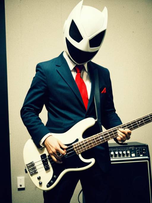 Realistic Man in Bass.EXE Cosplay