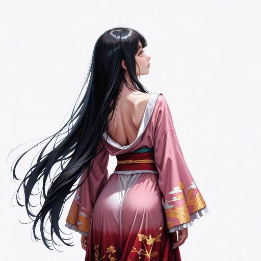 Elegant Portrait of Houraisan Kaguya
