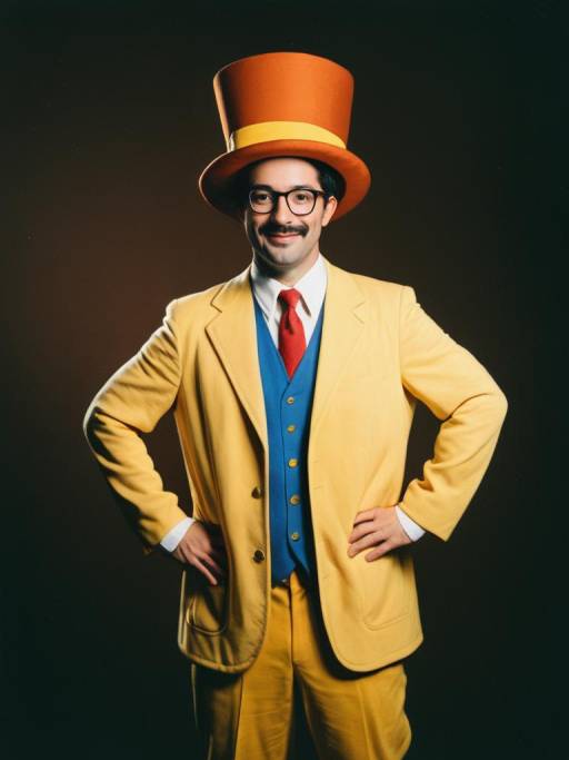 Photorealistic Funny Character Costume Portrait