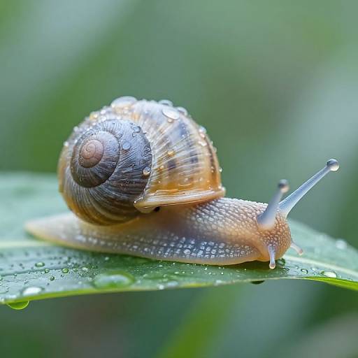 Translucent Snail's Resilient Journey