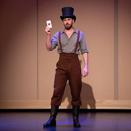 Broadway Male Costume with Card