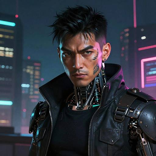 Cyberpunk Character Portrait Creator