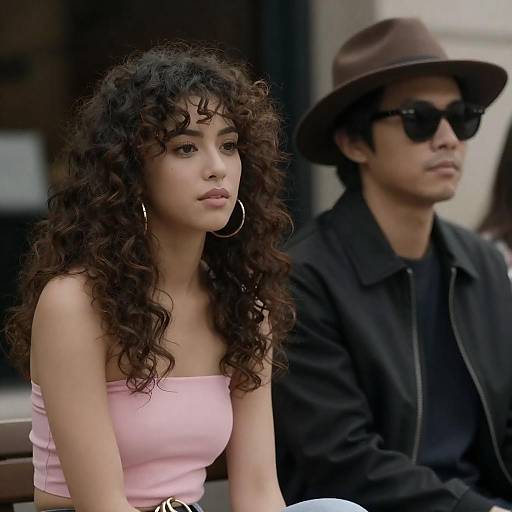 Intimate Couple Portrait in Dim Lighting