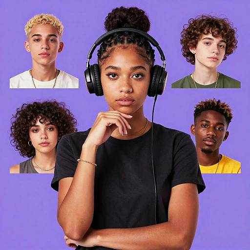 Digital Portrait Celebrating Streamer Diversity