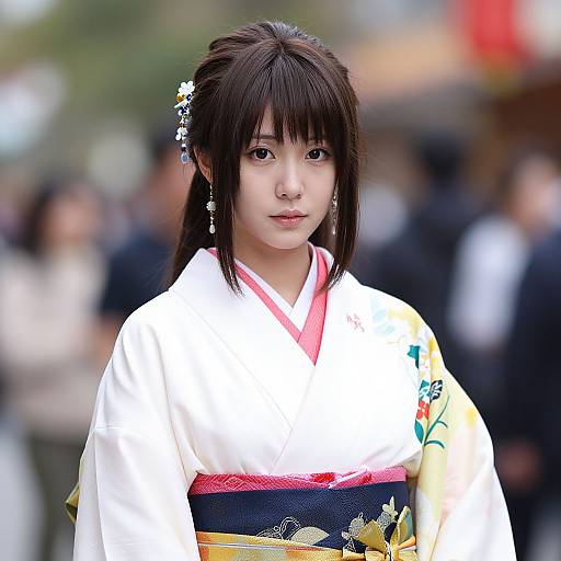 Realistic Lady Tsunade in Kimono