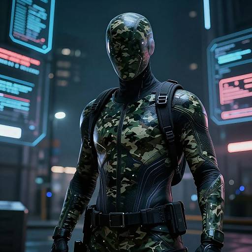 Stealthy AI Spy with Camouflage