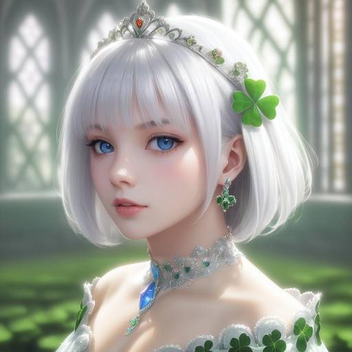 Elegant Girl Portrait with Jewelry