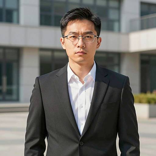 Professional Portrait of Asian Businessman