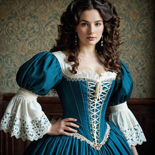 Elegant 17th Century Arabella Cosplay Costume