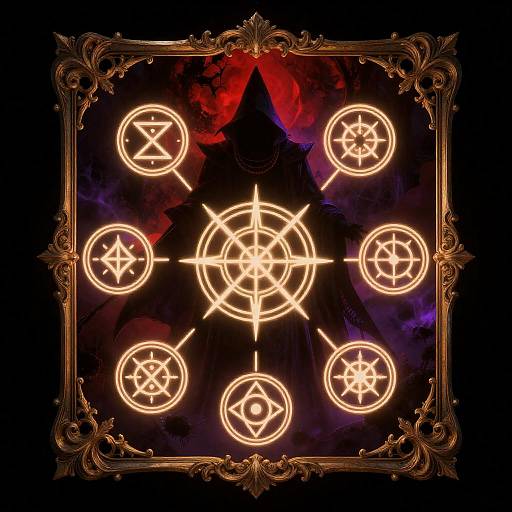 Obsidian Necromancer with Baroque Accents