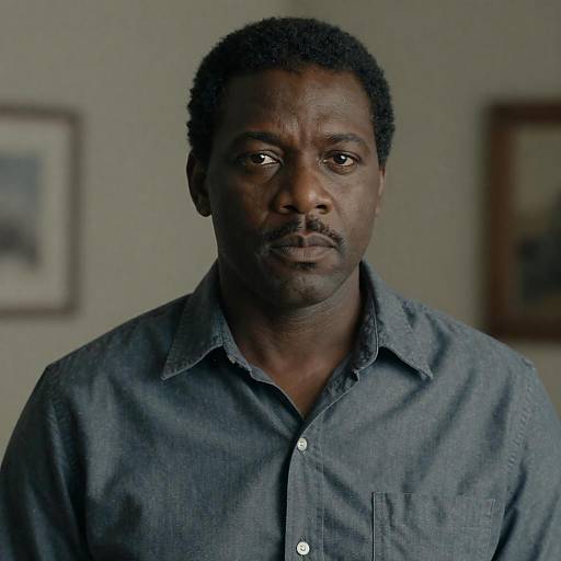 Vintage Portrait of a Serious Man