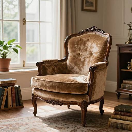 Cozy Vintage Fauteuil Living Room