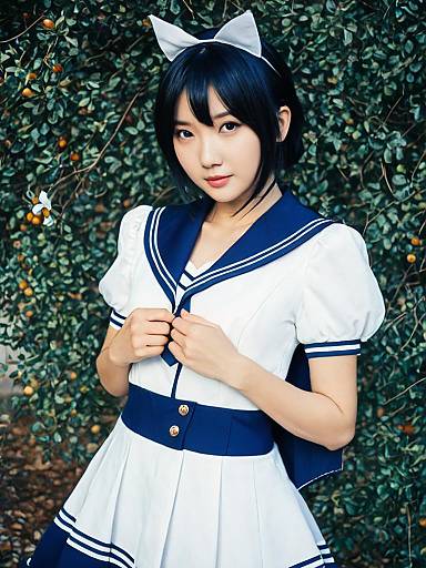 Realistic Sexy Risa Aoyanagi Cosplay Photo