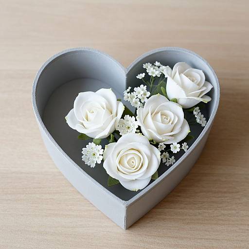 Rustic Gift Box with Roses