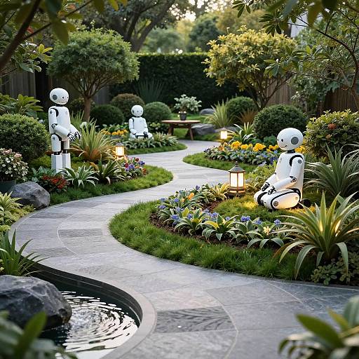 Serene AI-Designed Zen Garden