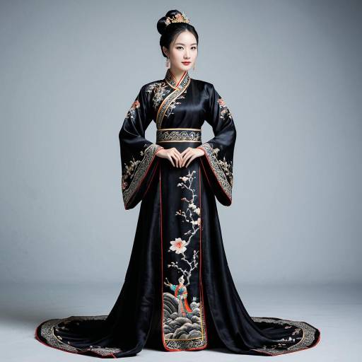 Elegant Traditional Silk Dress Fashion