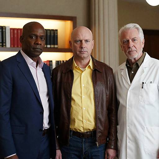 Indoor Portrait of Three Diverse Men
