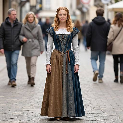 Medieval European Costume on Street