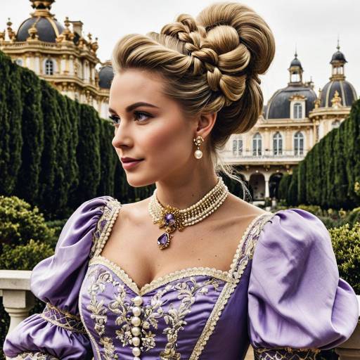 Rococo Elegance: Countess Annelise Illustration